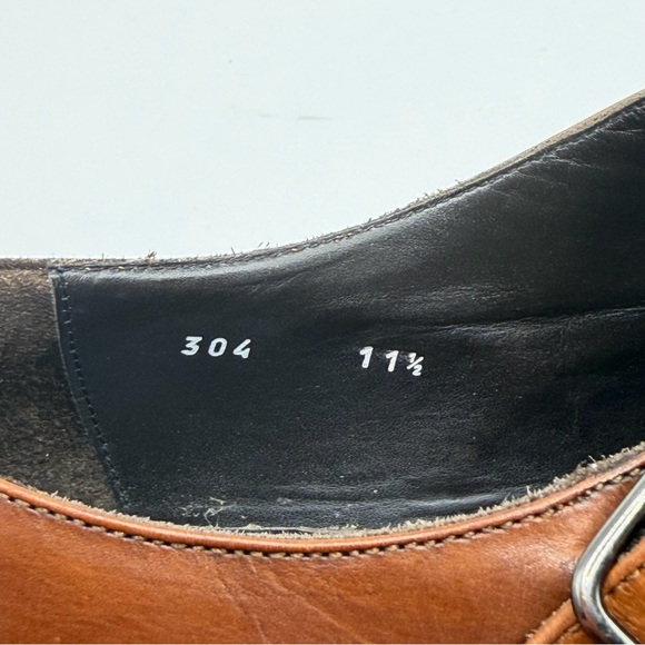 To Boot Dark Brown Leather Double Monk Strap Shoes main image 5
